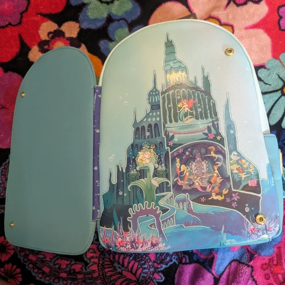 Disney Loungefly The Little Mermaid Mini Backpack - Picture 4 of 16